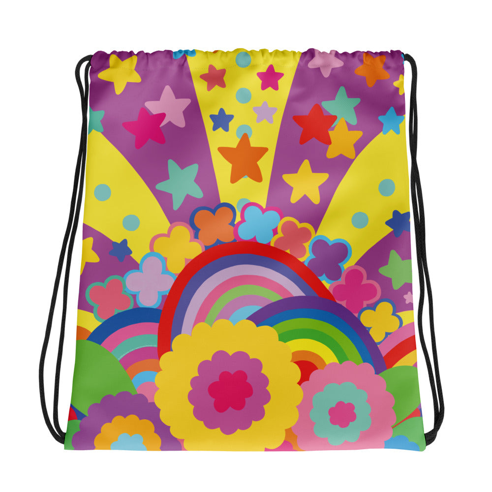 "Optimism Blossoms" Drawstring Bag