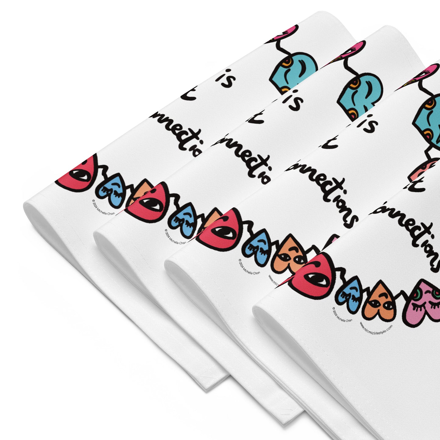 "Life is about Love & Connections" Placemat Set