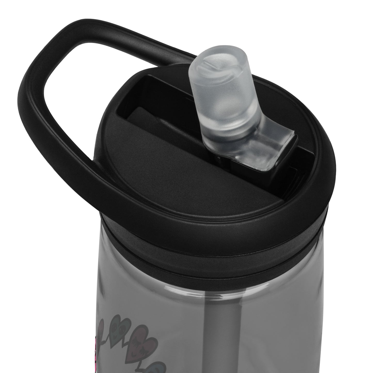 "Life is about Love & Connections" Sports Water Bottle