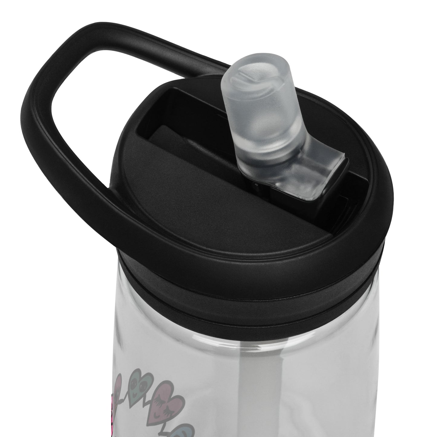 "Life is about Love & Connections" Sports Water Bottle