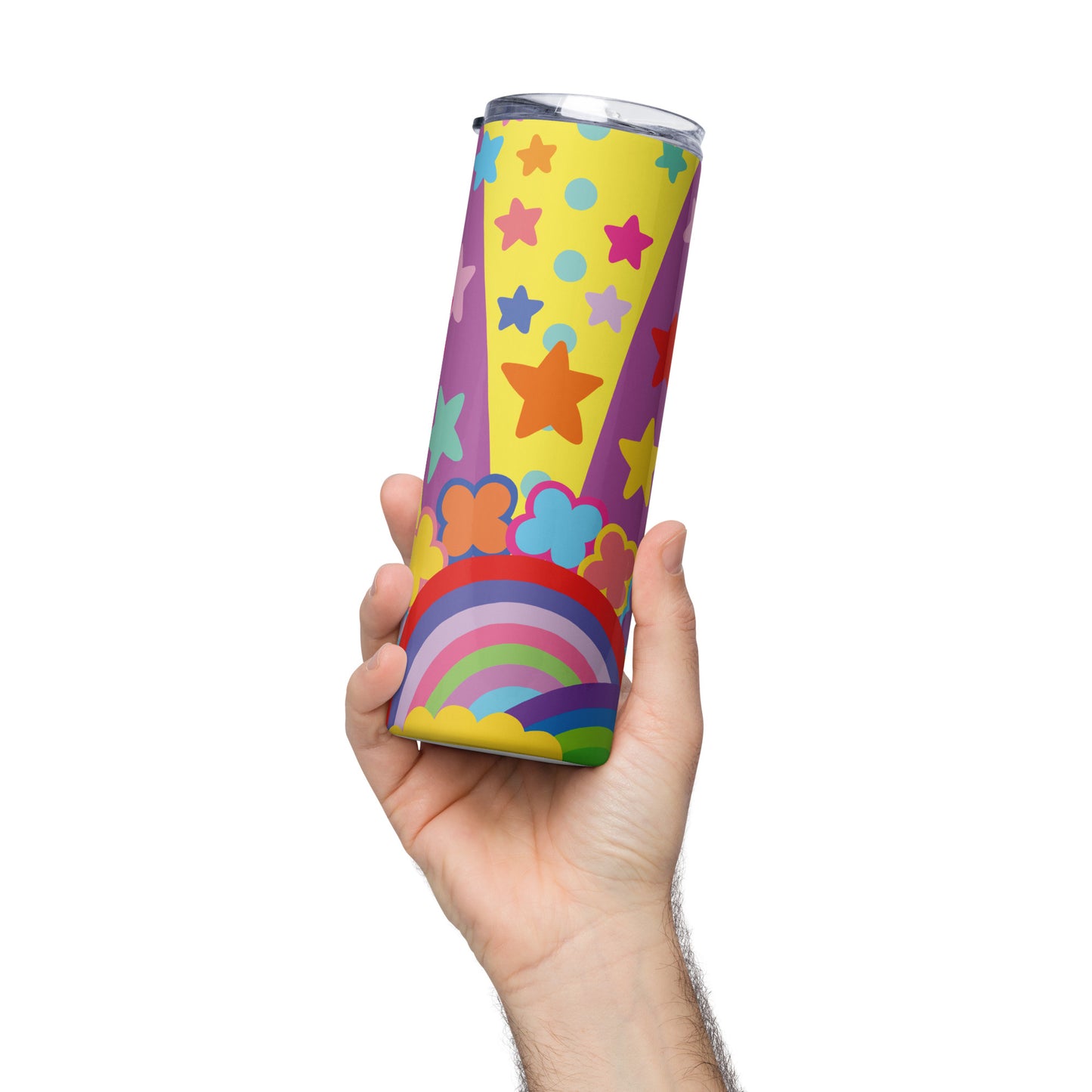 "Optimism Blossoms" Stainless Steel Tumbler