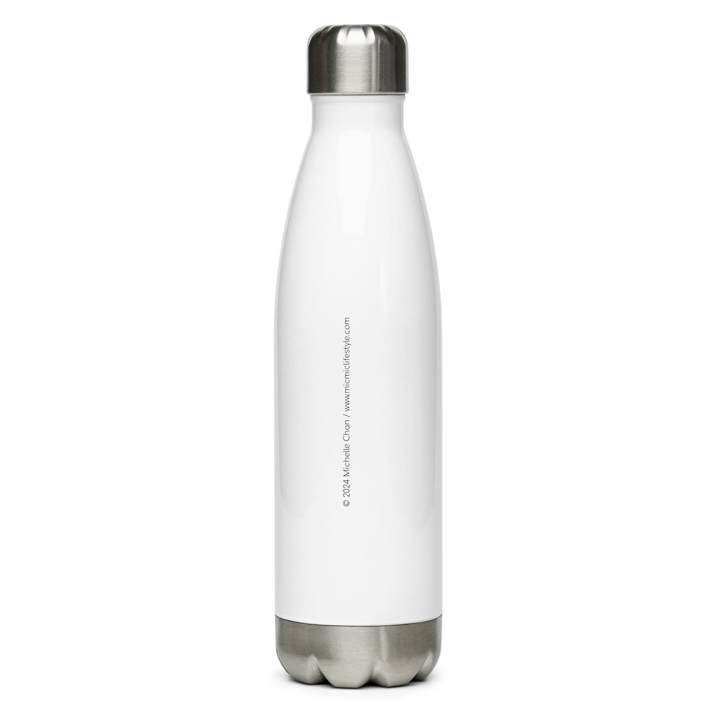 "Life is about Love & Connections" Stainless Steel Water Bottle